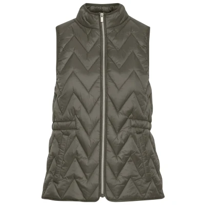 Abbildung von Fransa Frbapadding 3 Outerwear Weste, Damen, Größe: Large, Green ink