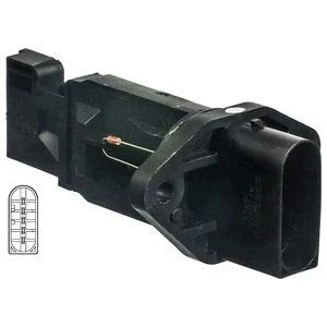 Abbildung von DELPHI AF10467 12B1 Luftmassenmesser MERCEDES BENZ: C Klasse Limousine, E T modell, CHRYSLER: Crossfire Coupe