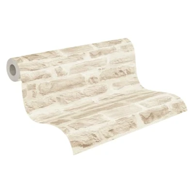 Abbildung von living walls Vliestapete &quot;Best of Wood`n Stone&quot;, Steinoptik realistisch urban, Struktur Tapete Stein