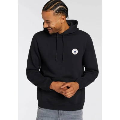 Abbildung von Converse GO TO Chuck Taylor Patch Hoodie Unisex Kapuzenpullover, Größe: XS, black