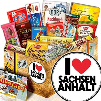 Abbildung von I Love Sachsen Anhalt/DDR Schokolade Ostpaket/Sachsen Anhalt Geschenk