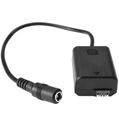 Abbildung von Tether Tools CRSFW50 Camera Coupler Adapter Kabel für Case Relay Netzteil an Sony NP FW50 kompatible DSLR/DSLM Kameras