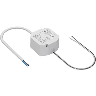 Abbildung von Goobay 59575 LED Trafo mit 12V und 12 Watt/Transformator wandelt von 230V AC in DC um