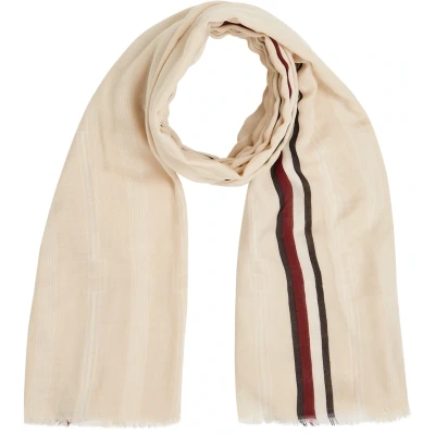 Abbildung von Tommy Hilfiger Essential FLAG Scarf Tuch, Damen, Größe: One Size, Sugarcane