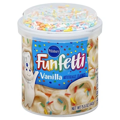 Abbildung von Pillsbury Funfetti Vanilla With Candy Bits Frosting (442g) US Import!
