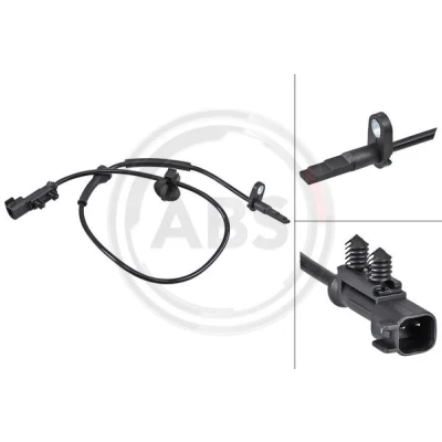 Abbildung von A.B.S. 30104 ABS Sensor aktiver 680 schwarz TESLA: Model S