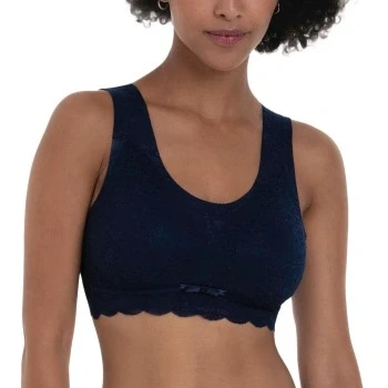 Abbildung von Anita Bralette Essential Lace 5400 maritim Blue XS