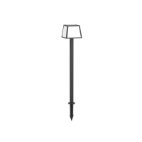 Abbildung von EGLO LED Solarlampe stehend Altilia, Außenlampe mit Erdspieß und Bewegungsmelder, Solar Stehlampe außen, Außenleuchte Garten aus schwarzem Kunststoff, IP44, 106 cm