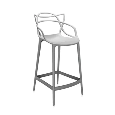 Abbildung von Kartell Masters Stool Hocker, Grau, H.65