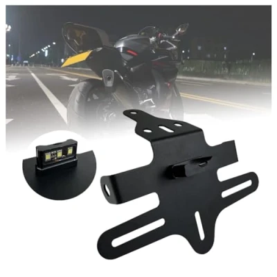 Abbildung von Motorrad Kennzeichenhalter Rücklicht Halterung Ordentlich Fender Eliminator für CFMOT 450SR CF Moto 450 SR CF450SR Zubehör