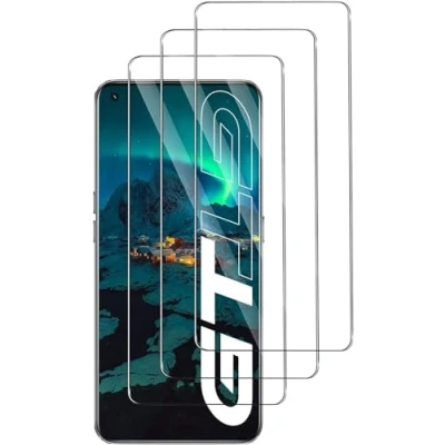 Abbildung von Yunleqin Schutzfolie für Realme GT 5G [3 Stück] Anti Reflex MATT Entspiegelnd, Hoher Härtegrad, Schutz vor Kratzer/Folie, Displayschutz, Displayschutzfolie,