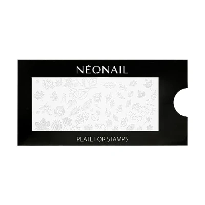 Abbildung von NEONAIL Stamping Plate 21 Platte Schablonen Nail Art Nageldesign Nagel Stempel Schablone French Nails Nagelkunst