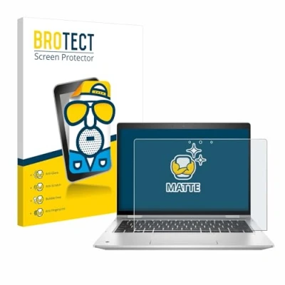 Abbildung von BROTECT Entspiegelungs Schutzfolie für HP ProBook x360 435 G8 Matte Displayschutz Folie, Anti Reflex, Fingerprint
