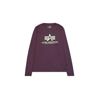 Abbildung von Alpha Industries Langarmshirt, Herren, Größe: XL, Plum