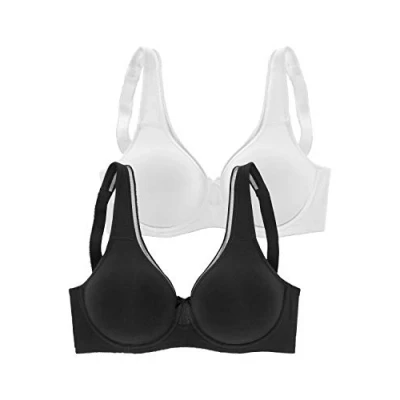 Abbildung von Lascana Minimizer BH Tshirt BH, Damen, Größe: 100D, Schwarz + weiß