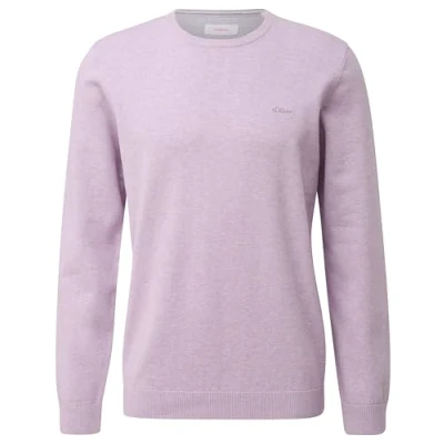 Abbildung von s.Oliver MIT Crewneck Strickpullover, Herren, Größe: 3XL, Rosa