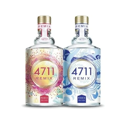 Abbildung von 4711® Remix Cologne Orangenblüte &amp; Limette Festival Vibes Sparkling Island Eau de 2 x 100ml Natural Spray Vaporisateur