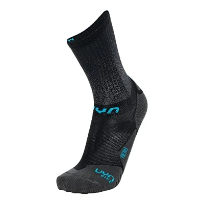 Abbildung von UYN Aero Black/Turquoise 35/38 Fahrradsocken