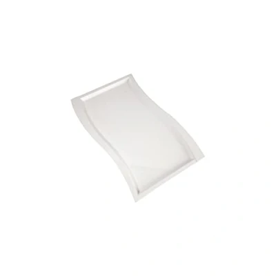 Abbildung von APS 84230 GN 1/1 Tablett SINUS, 53 x 32,5 cm, Höhe 2 Melamin, weiß