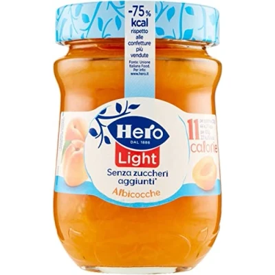 Abbildung von 6x Hero Light Albicocche Konfitüre Leichte Brotaufstriche Aprikosen Italien 280 g