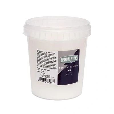 Abbildung von BrandNewCake® Fondant Glasur Weiß 1kg Perfekt für Tortendekoration und Verzierung Ideal Kuchen Gebäck