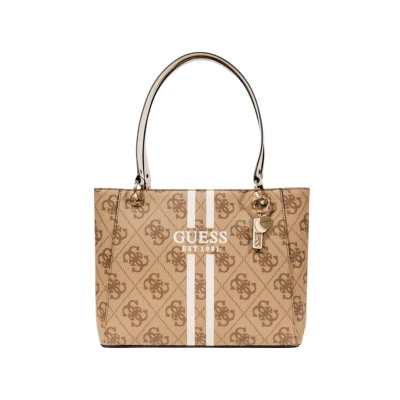 Abbildung von Guess Noelle Shopping Bag, Damen, Größe: One Size, Latte
