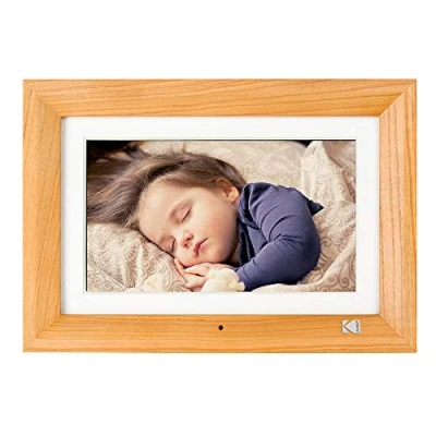 Abbildung von KODAK Hi Resolution 1024 x 600 10&quot;&quot; Digital Photo Frame Burlywood, weiß, RDPF 1020W Burlywood