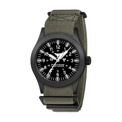 Abbildung von KHS PLABSSF.DFSGO Herrenuhr Platoon Solar Flex Textilband Grau