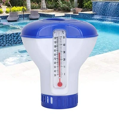 Abbildung von Schwimmender Pool Chlorspender mit Thermometer Tablet Halter Sets