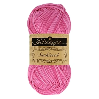 Abbildung von Scheepjes Sunkissed reines Baumwollgarn zum stricken oder häkeln Häkelwolle, 170,00 m (50g Häkelgarn mit dezentem Farbverlauf, Strickgarn, Handstrickgarn), Farbverlaufsgarn