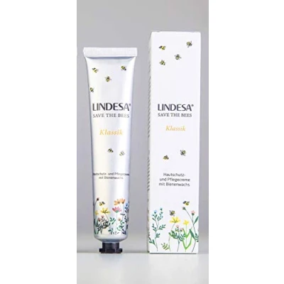 Abbildung von Lindesa&quot;Save the bees&quot; Hautschutzcreme Klassik 50ml Laminattube