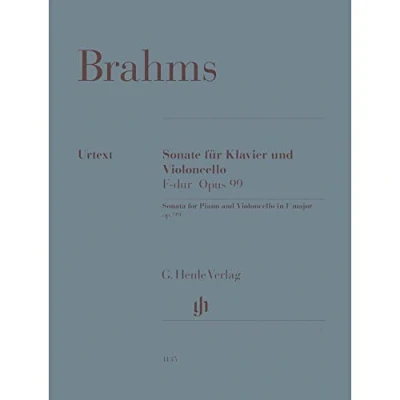 Abbildung von Sonate für Klavier und Violoncello F dur op. 99: Instrumentation: and Piano (G. Henle Urtext Ausgabe)
