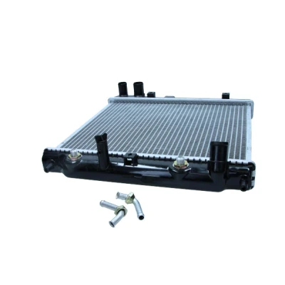 Abbildung von MAXGEAR AC230064 Kühler, Motorkühlung Aluminium 376 325 25 Kühlrippen gelötet HONDA: Jazz 2 Schrägheck