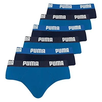 Abbildung von Puma Basic Brief 2 PACK Slip, Herren, Größe: Medium, True blue