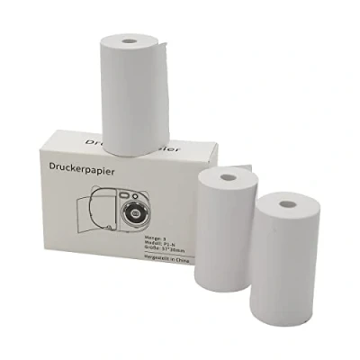 Abbildung von 3 Bände 57 * 30 mm Rollen Thermopapier, Thermodruckpapier Für die Fine Life Pro P01B Kinderkamera