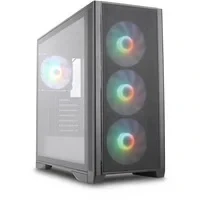 Abbildung von Silentware Air 1000 Midi Tower PC Gehäuse, Große Mesh Front, gehärtetes Glas Seitenfenster, 4X 140mm A RGB Hydro Lager Lüfter, GPU bis 400mm, Abnehmbarer Metall Deckel, ATX Netzteil, Schwarz