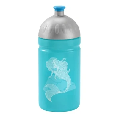 Abbildung von Step by Trinkflasche „Mermaid Delia“, blau, auslaufsicher, spülmaschinenfest, BPA frei, für Schule, Kindergarten, heiße und kohlensäurehaltigen Getränke, Mädchen, 0,5 Liter