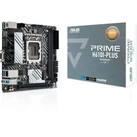 Abbildung von ASUS PRIME H610I PLUS CSM (Intel H610 Mini ITX Mainboard mit DDR5 5600, PCIe 4.0, M.2 Steckplatz, Intel 1 Gb Ethernet, DisplayPort, HDMI, D Sub, USB 3.2 Gen Ports, SATA 6 Gbps, COM Header)