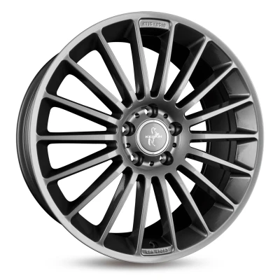 Abbildung von KESKIN 5 loch 19Zoll 112mm Alufelge KT15 SPEED Palladium lackiert KT158519511245PP Felge
