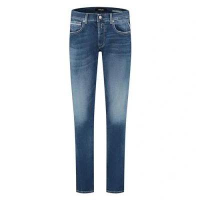 Abbildung von Replay Herren Jeans Grover Straight Fit Bio, Dark Blue 009 (Blau), 38W / 36L