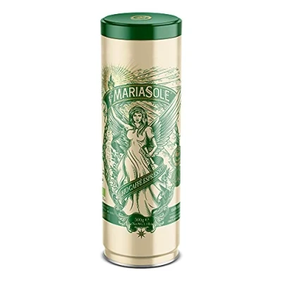 Abbildung von Mariasole Caffè Espresso Bio Kaffeebohnen Traditionelle Röstung in Sizilien über Holzfeuer Handarbeit Premium Bohnen 500g hochwertiger Kaffeedose für Vollautomat und Siebträger