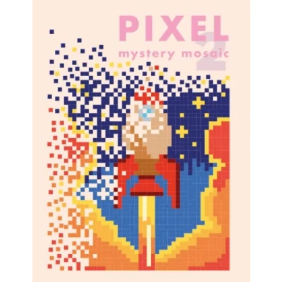 Abbildung von Pixel 2 Mystery Mosaics Color by Number Book For Adults: Squares Quest Extreme Challenges Relaxation (Pixel Mosaics)