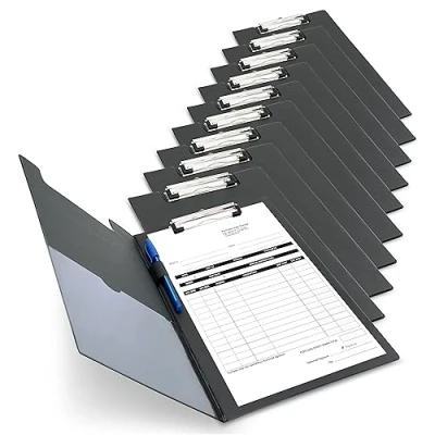Abbildung von Rapesco 1520A Business Pack: 10 Klemmbrettmappen, A4+, Schwarz