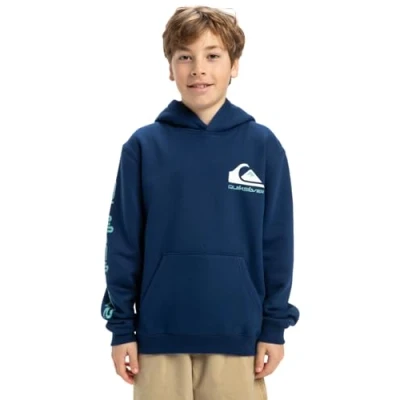Abbildung von Quiksilver Omni Logo Hoodie Pullover aus Fleece Kind