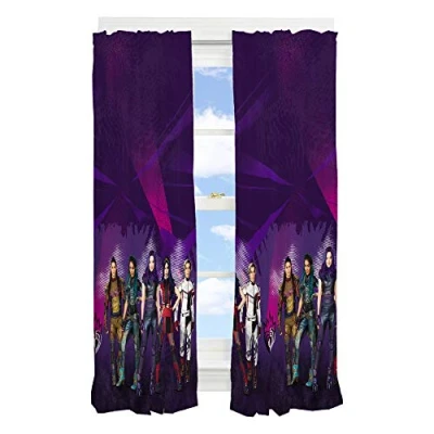 Abbildung von Franco Kinder Fenstervorhang Set, 208,3 x 160 cm, Disney Descendants 3