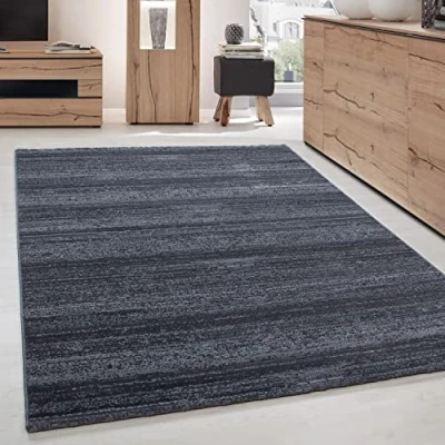 Abbildung von Carpettex Designteppich Unicolor Einfarbig, Rechteckig, Höhe: 6 mm, Modern Kurzflor Teppich Wohnzimmer Einfarbig Weicher flor Pflegeleicht
