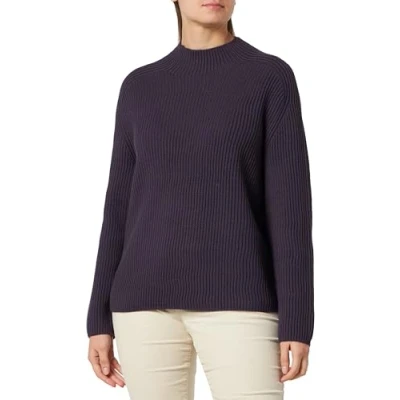 Abbildung von comma Pullover mit Rippstruktur