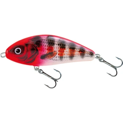 Abbildung von Salmo Fatso Floating 10cm Holo Red Head Striper Jerkbait