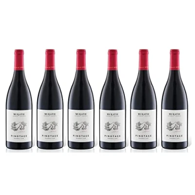Abbildung von 6x 0,75l Muratie Boundary Road Pinotage Stellenbosch W.O. Südafrika Rotwein trocken