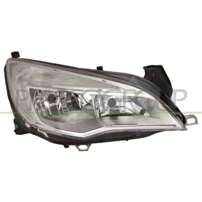 Abbildung von PRASCO OP4164903 Scheinwerfer rechts H7/H7 chrom mit Stellmotor für LWR OPEL: Astra J Schrägheck, Sports Tourer, Limousine